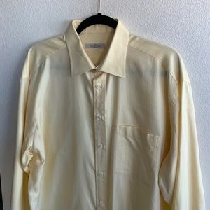 17/38 Ermenegildo Zegna Su Misura Yellow Shirt